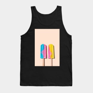 Two icecream lollies on a wooden stick Tank Top